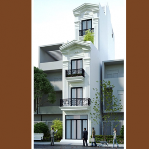 Thiết kế, thi công nhà cổ điển độc đáo Quận 8